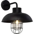 Brilliant Lampe Portland Außenwandleuchte Hängend Schwarz  1x A60, E27, 60w, Geeignet Für Normallampen (nicht Enthalten)  Ip-schutzart: 44 - Spritzwassergeschützt