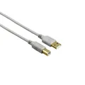 Hama 00200903, 1,5 m, USB A, USB B, USB 2.0, 0,48 Gbit/s, Grau