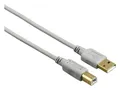Hama 200903 0,48 Gbit/s USB A auf USB B Männlich 1,5 m  Grau