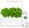 Click and Grow Growbox, Smart Garden, einfacher als Hydroponisches anzuchtsystem, Indoor Garten, kräutergarten, Indoor gewächshaus mit 3 Plant pods dabei, Weiß