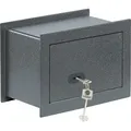 Burg Wachter - Burgwächter Wand Tresor Mit Schlüssel - Einbautresor Pure Safe Psw 110 K - Mini Tresor Für Wandbefestigung, Stahl Anthrazit