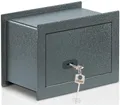 BURG-WÄCHTER Wandtresor mit Schlüssel, 4,6 l, 7,2 kg, Pure-Safe PSW 110 K, Anthrazit, Außen: 201 x 305 x 148 (HxBxT)
