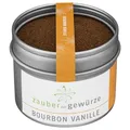 Zauber der Gewürze Bourbon Vanille, gemahlen, aromatisches Bourbon Vanillepulver aus Madagaskar, ohne Zusätze, Premium-Qualität in wiederverschließbarer Aroma-Dose, 45 g