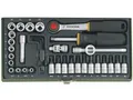 PROXXON Steckschlüsselsatz, 23080, 1/4", 36-teilig