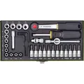 Proxxon Industrial  Steckschlüsselsatz metrisch 1/4" (6.3 mm) 36teilig 23080