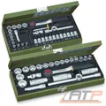 PROXXON FEINMECHANIKER STECKSCHLÜSSEL-SATZ 1/4" + 3/8" 60-tlg. KOMPAKTES SET