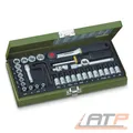 PROXXON FEINMECHANIKER STECKSCHLÜSSEL-SATZ 1/4" 36-tlg. KNARRE RATSCHE NÜSSE SET