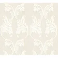 Architects Paper Textiltapete Tessuto, samtig, Barock, floral, gemustert, Tapete Barock Tapeten Wohnzimmer Schlafzimmer Küche modern Flur Design beige