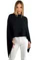 Mississhop Strickponcho Damen Poncho Cape Überwurf Strickponcho feiner Strick 221
