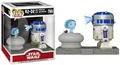 Funko POP! Deluxe Star Wars - R2-D2 with Leia Hologram