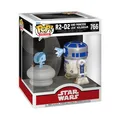 Star Wars Funko POP! Deluxe Vinyl Figur R2D2 with Princess Leia Hologram (766)