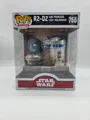 Star Wars Funko POP! Deluxe Vinyl Figur R2D2 with Princess Leia Hologram (766)