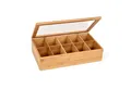 GRÄWE Teebox GRÄWE Teebox aus BAMBUS 10 Fächer, Bambus