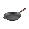 Carl Victor Bratpfanne Gusseisenpfanne rund 24 cm Holzgriff F24W