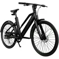 Keskin E-Bike cBike 1V 26“ Schwarz Matt City-Bike Elektrofahrrad Elektrobike Pedelec Fahrrad Mittelmotor bis zu 70km LCD Display StVZO App Bluetooth - Schwarz
