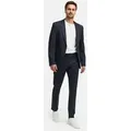 Jeff Anzug Herren JFLuke SET 2-Teiler Herrenanzug (Set, 2-tlg., Anzug Set) 2-teiliges Set blau 46