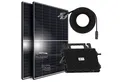 SUNNIVA Solaranlage 850W/800W komplett Steckdose, 800 W, (Astro-Energy 800W Micro Wechselrichter - PV Solaranlage Komplettset - 2x 425W (850W) Solarmodule - inkl. 5m Kabel - Bluetooth, WIFI)
