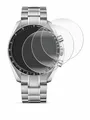 Savvies 4 Stück Full-Screen Schutzfolie für Omega Speedmaster Moonwatch Professional (42 mm) Full-Cover Displayschutz-Folie [3D Curved, Transparent]