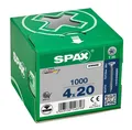 SPAX Universalschraube Senkkopf Vollgewinde T-Star plus WIROX 4 x 20 mm 1000 Stk