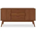 Idimex Sideboard, Dunkelbraun, Holz, Kiefer, Vintage, 145x75x45 cm, FSC Mix, Wohnzimmer, Kommoden & Sideboards, Sideboards