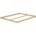 Erst-Holz Breites Bodenbett Doppelbett Buche Massiv 160 x 200 cm Modell 66 ohne Zubehör
