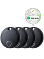 S&T Design Smart Tag Koffer Hunde Tracker kompatibel mit Apple Wo GPS-Tracker (iOS GPS Tracker Wasserdicht Wo Ist Kompatibeler Tracker für Apple MFi)