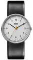 Braun Bn0021 Klassische Quarzuhr (38 Mm) Weißes Zifferblatt / BN0021BKG Uhr
