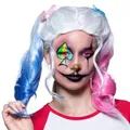 Perücke J. Ester blau pinke Damenperücke Fasching Halloween Karneval Cosplay