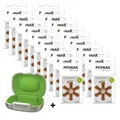 120x Phonak Hörgerätebatterien + Etui - P312 braun PR41 - (20x 6er Blister)