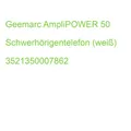 Geemarc AmpliPOWER 50 Schwerhörigentelefon (weiß) 3521350007862