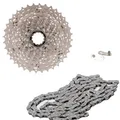 VERSCHLEISS SET 10-fach Shimano Kassette CS-HG50 / 11-36 + Shimano Kette LG 500