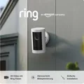 Ring Außenkamera Plus Akku weiß – Kabellos & 2K-Video Neu & OVP