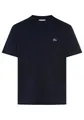 Lacoste T-Shirt Rundhalsausschnitt, Jersey-Qualität aus reiner Baumwolle