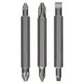Doppelklingen-set, 3tlg. Ph1, Pz1, S 0,6x4,5, Ph2, Pz2, S1,0x5,5, 60 Mm - 2607001745 - Bosch