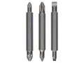 Bosch 3tlg. Doppelklingen-Set PH1, PZ1, S 0,6x4,5; PH2, PZ2, S 1,0x5,5; 60 mm