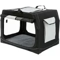 Trixie Vario Transportbox Schwarz Und Grau 76x48x51 Cm