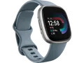 FITBIT Versa 4 Smartwatch Aluminium Elastomer, S/L, Waterfall Blue/Platinum