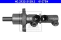 ATE 03.2122-2129.3 Hauptbremszylinder für AUDI SEAT SKODA VW