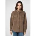 Eight2Nine Hemdjacke Cord Hemdjacke braun L