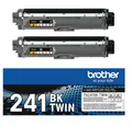 Brother Tonerkartusche 2 Tonerkartuschen TN-241 je ca. 2.500 Seiten - black