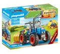 PLAYMOBIL Country 71004 Großer Traktor mit Zubehör und Anhängerkupplung, Spielzeug für Kinder ab 4 Jahren