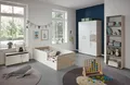 Komplett Kinderzimmer Set 4-teilig – Bodenbett 90x200, Schrank, Regal, Truhe