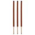 3x Fackeln mit Holzgriff ca. 69 cm Tropfschutzmanschette Outdoor Camping Garten