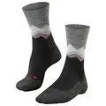 Falke - TK2 Crest - Wandersocken 42-43 | EU 42-43 grau/schwarz
