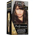 LOreal-Paris Haarfarbe ColorationPréférence Glänzende Farbe 4 Tahiti/Naturbraun 1 Stk. (9,99 € / 1 Stk.)