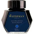 Waterman Tintenfass S0110720 Serenity Blue, blau, 50 ml