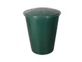 TrendLine Regentonne rund Deckel Hahn 300L grün Regenwassertonne Wassertank