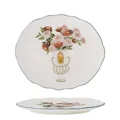 Bloomingville Dorothy Teller, Blue, Steingut, L20xH2xB17 cm
