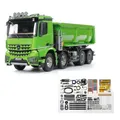 MB Arocs Kipper 8x4 Candy-Grün lackiert + ACU-01 Tamiya 300047523 + 300056545
