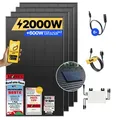 onPower: 2000 Watt Balkonkraftwerk - Ziegeldach (Paarmontage) / ohne Speicher / 5m